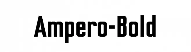 Ampero-Bold  免费字体下载