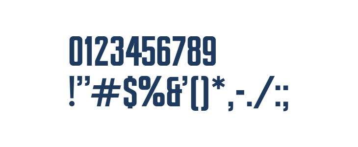 Ampero-Bold Other Characters