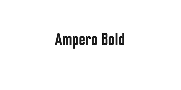Ampero Bold Logo