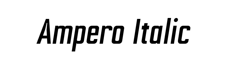 Ampero Italic  Descarca Fonturi Gratis