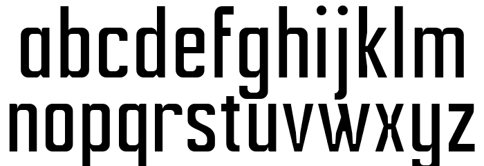 Ampero Light Font LOWERCASE