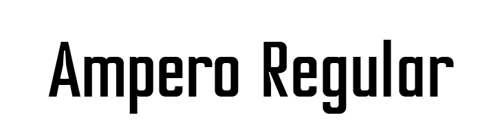 Ampero Regular  لخطوط تنزيل