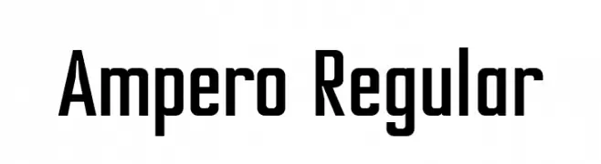 Ampero Regular  免费字体下载