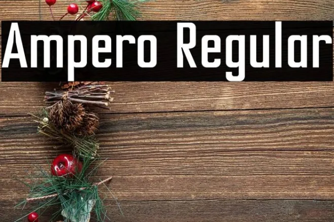 Ampero Regular Example 1