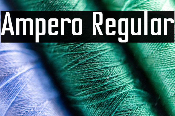 Ampero Regular Example 3