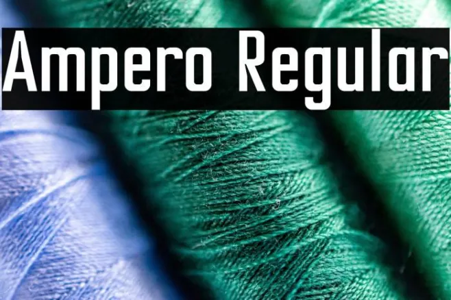 Ampero Regular Example 3