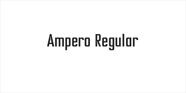 Ampero Regular Logo