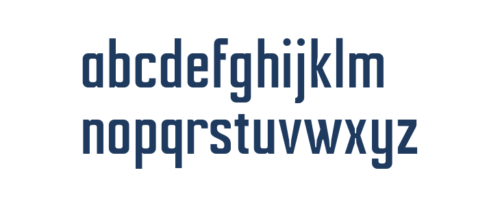 Ampero-Regular Lowercase