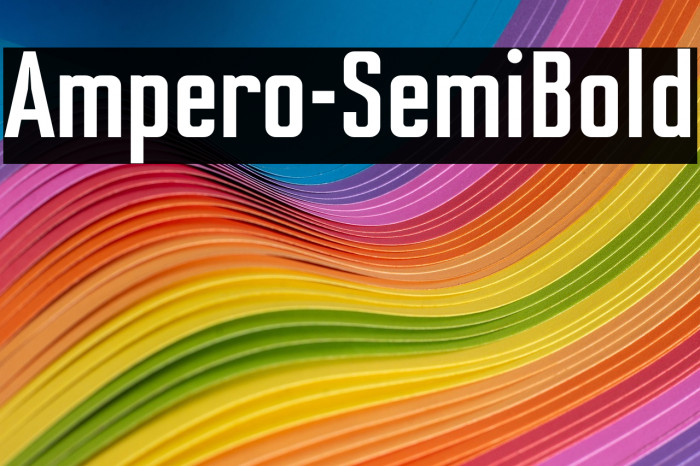 Ampero-SemiBold Example 3