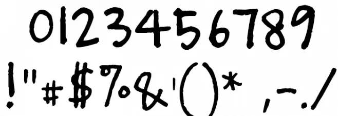 Ampersand Font OTHER CHARS