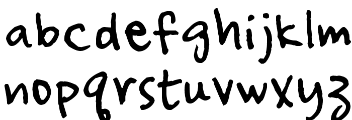 Ampersand Font LOWERCASE