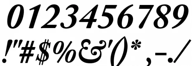 Amperzand Font OTHER CHARS