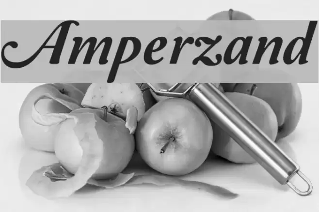 Amperzand Font examples