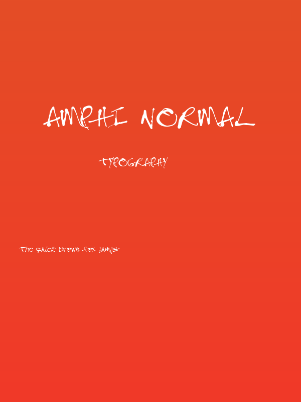Amphi Normal Poster
