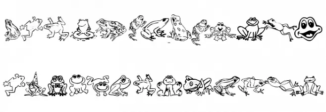 Amphibia Polices MAJUSCULES