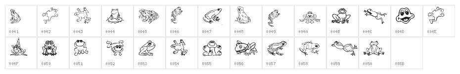 Amphibia Character Map