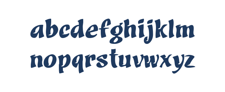 Ampikunanti Bold Lowercase