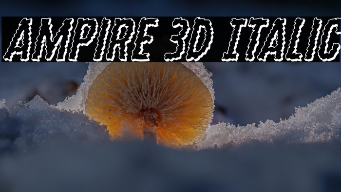 Ampire 3D Italic Example 2