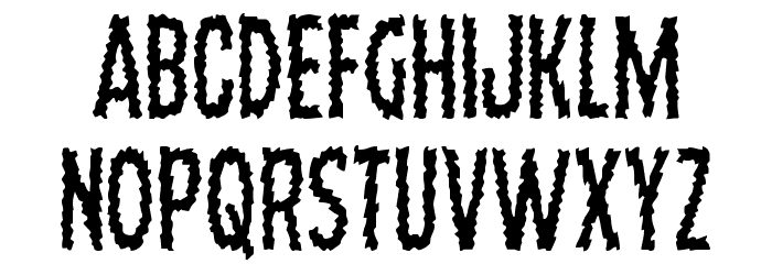 Ampire Condensed Font LOWERCASE