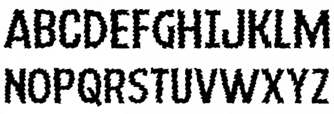 Ampire Expanded Font Litere mari