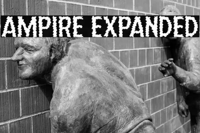 Ampire Expanded Font examples