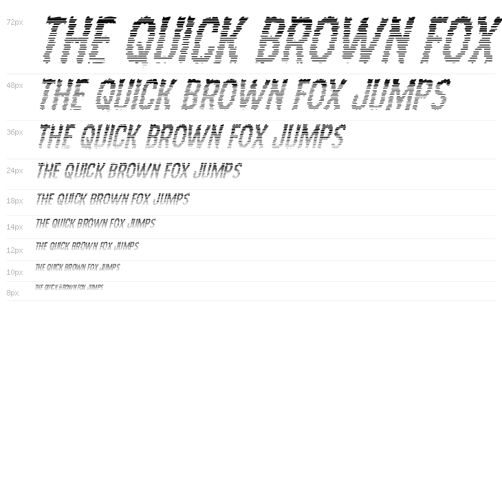 Ampire Gradient Italic Waterfall