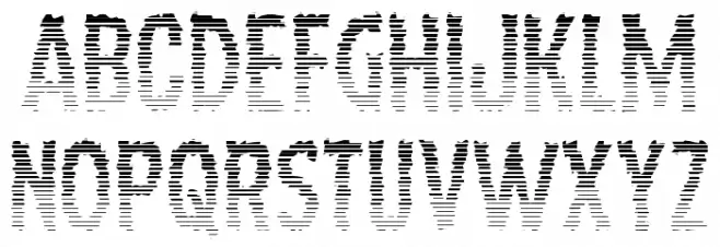 Ampire Gradient Font LOWERCASE