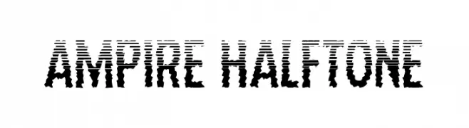 Ampire Halftone  font caratteri gratis