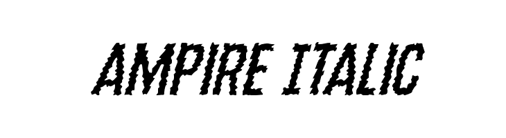 Ampire Italic  Fuentes Gratis Descargar