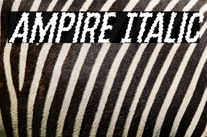 Ampire Italic Example 1