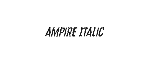 Ampire Italic Logo