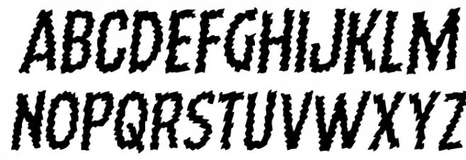 Ampire Rotalic Font LOWERCASE