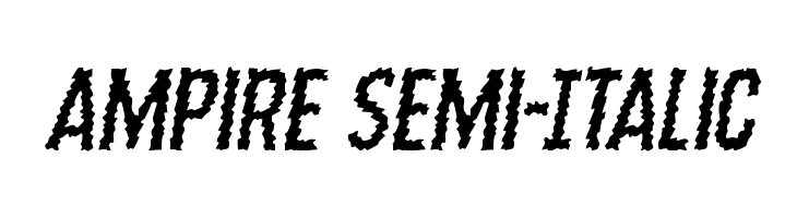 Ampire Semi-Italic  Frei Schriftart Herunterladen
