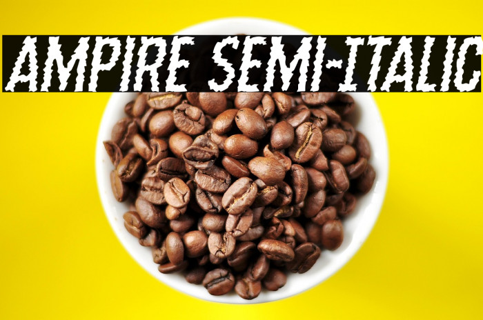 Ampire Semi-Italic Example 1