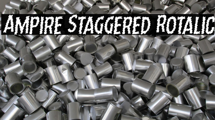 Ampire Staggered Rotalic Example 3