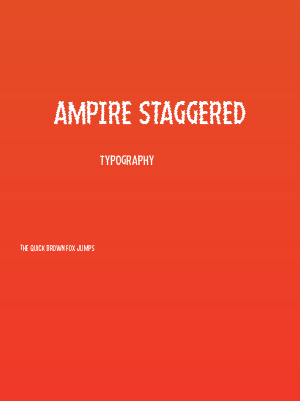 Ampire Staggered Poster