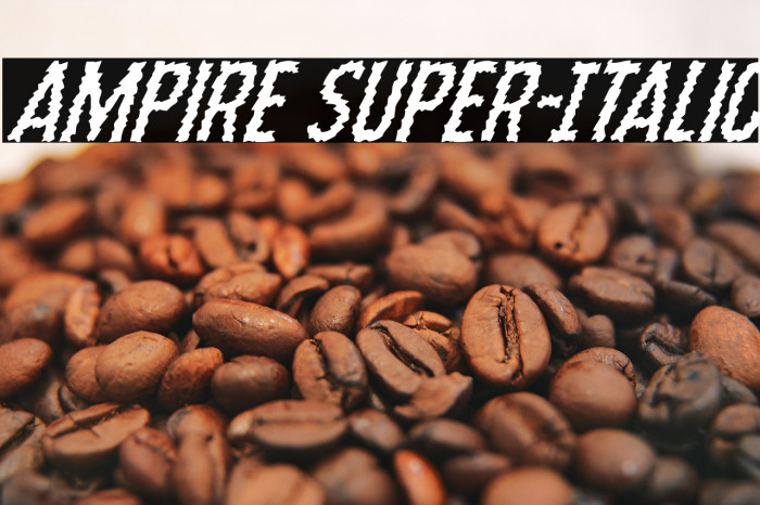 Ampire Super-Italic Example 1