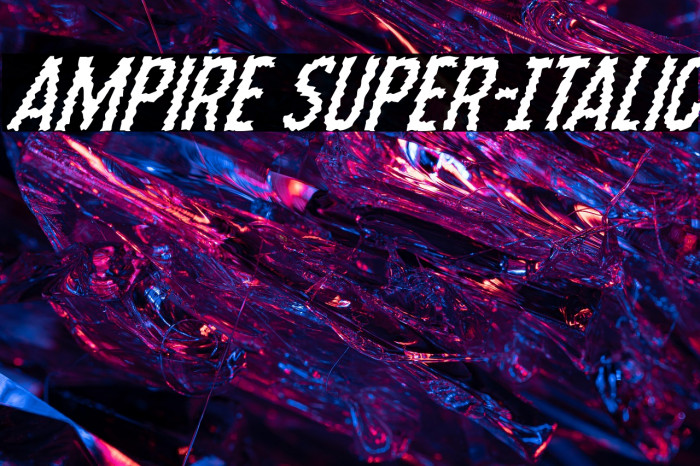 Ampire Super-Italic Example 2