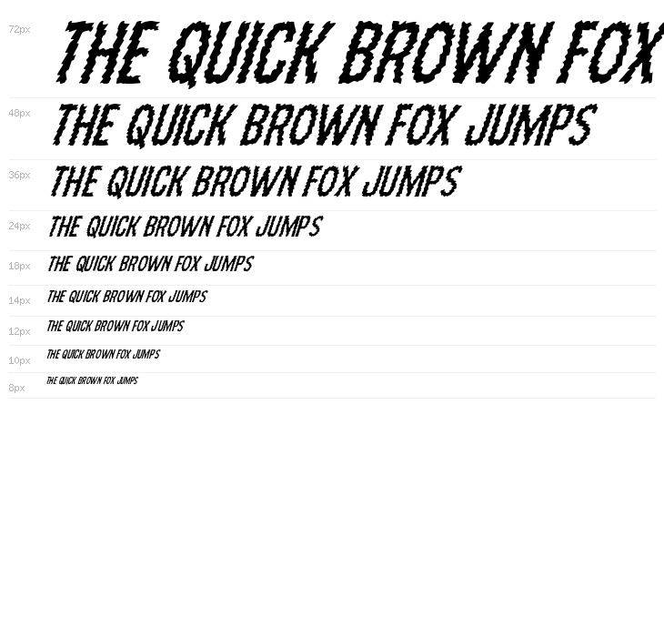 Ampire Super-Italic Waterfall