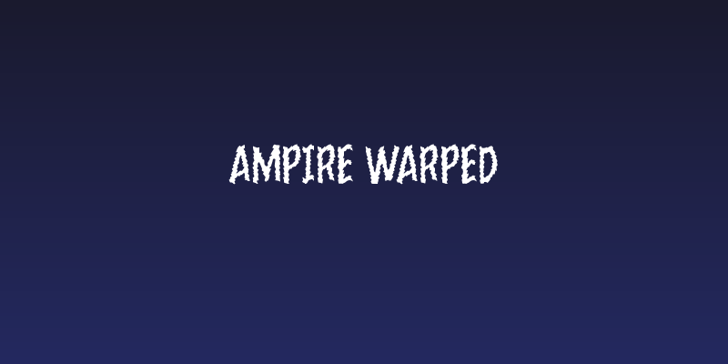 Ampire Warped Social Header