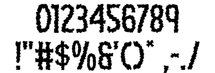 Ampire Font OTHER CHARS