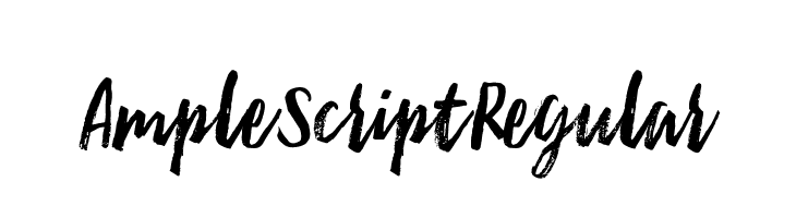 Ample Script Regular  Descarca Fonturi Gratis