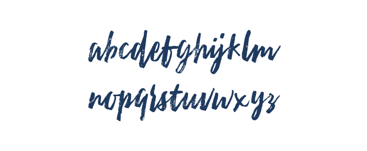 Ample Script Regular Lowercase