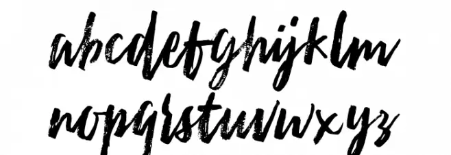 Ample Script Regular Polices MINUSCULES