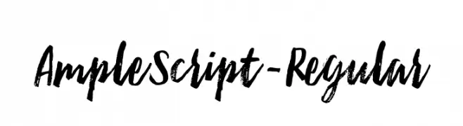 AmpleScript-Regular  Free Fonts Download