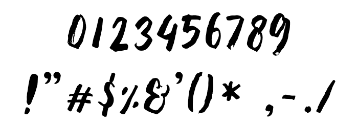 AmpleScript-Regular Font OTHER CHARS