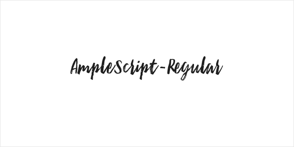 AmpleScript-Regular Logo