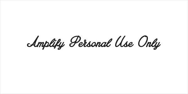 Amplify Personal Use Only Logo