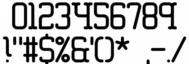 Amplitude BRK Font Alte caractere