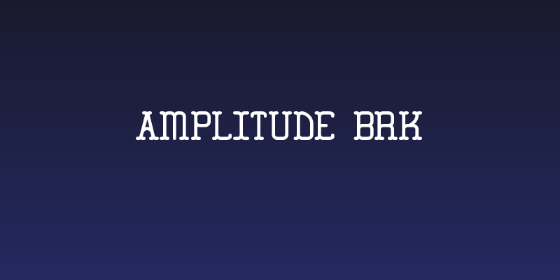 Amplitude BRK Social Header